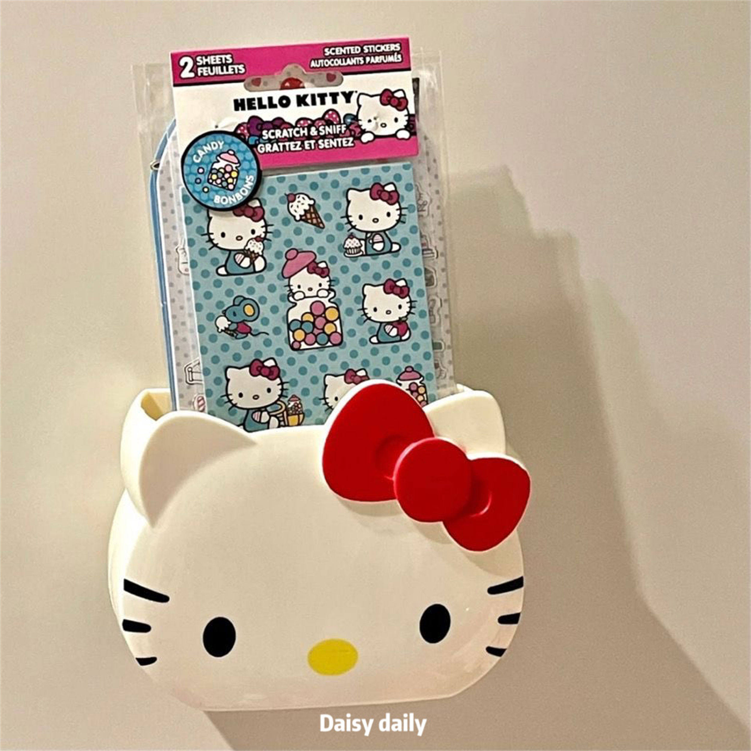 创意可爱卡通猫塑料牙刷架痕免打孔牙具座置物架浴室收纳沥