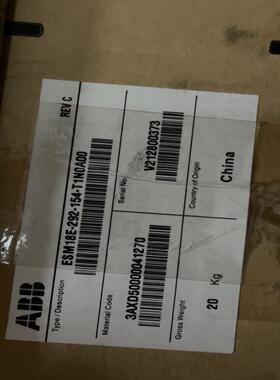 ABB伺服电机ESM18E-292-154-T1N0A00，（豆豆设备）