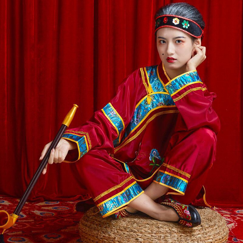 媒婆服装奶奶秧歌服服装直播间道具搞笑衣服二人转演出服古地主婆