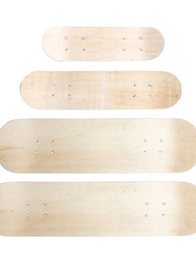 滑板白板43cm 60cm 72cm 80cm手绘画画原木板diy空白滑板儿童滑板