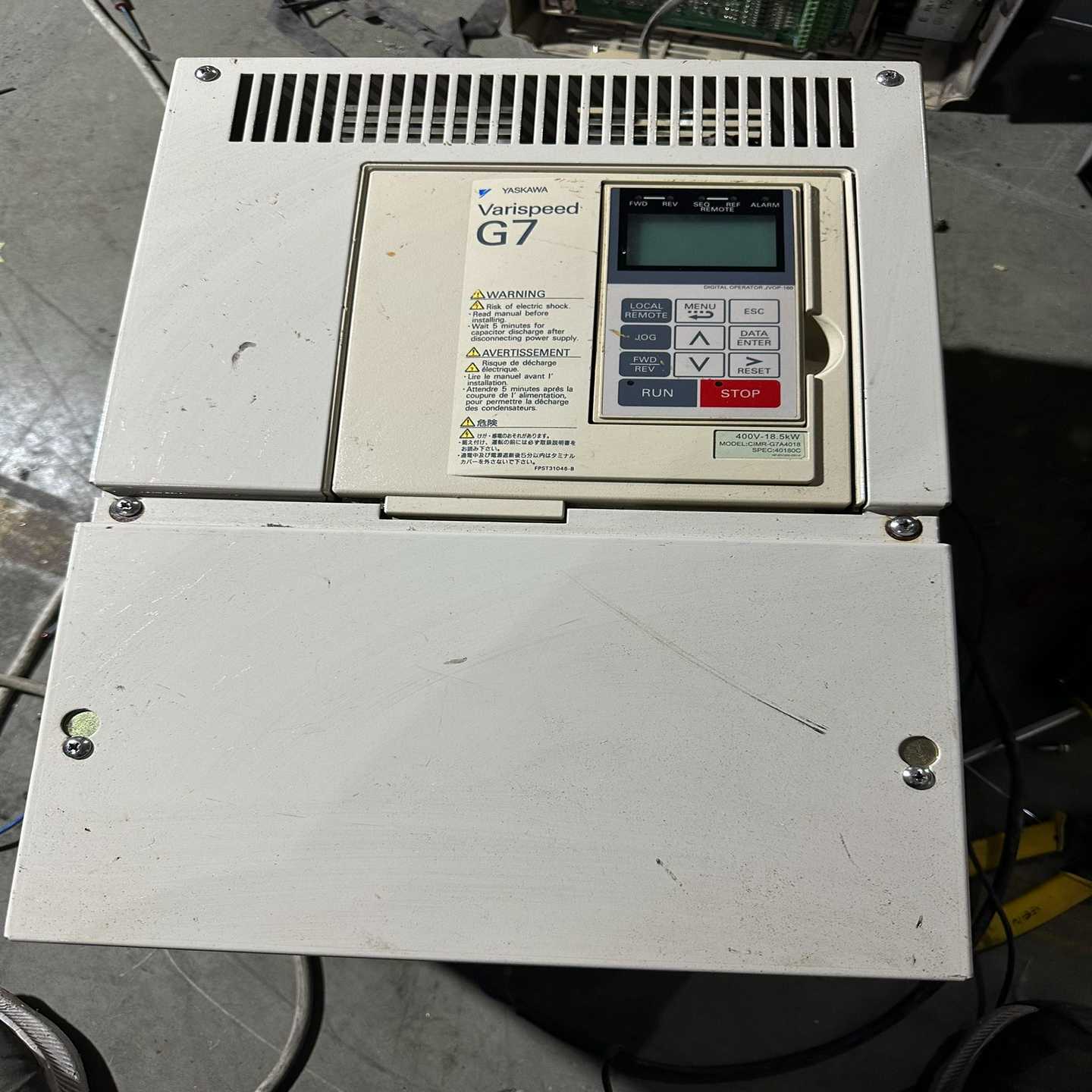 CIMR-G7A4018  安川G7 18.5KW 380V~询价