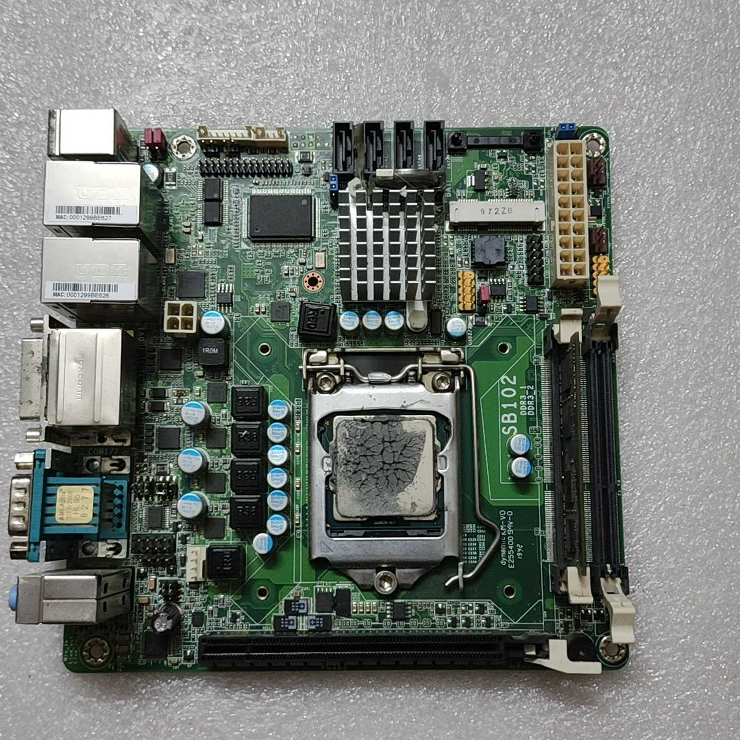 工控机主板SB102   配CPU内存风扇一套 内存4GB【鑫鑫商铺】