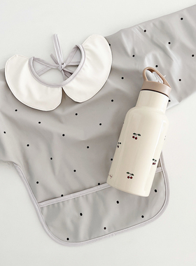 JulyMoly宝宝防水罩衣婴儿辅食饭兜吃饭围嘴儿童反穿衣幼儿园