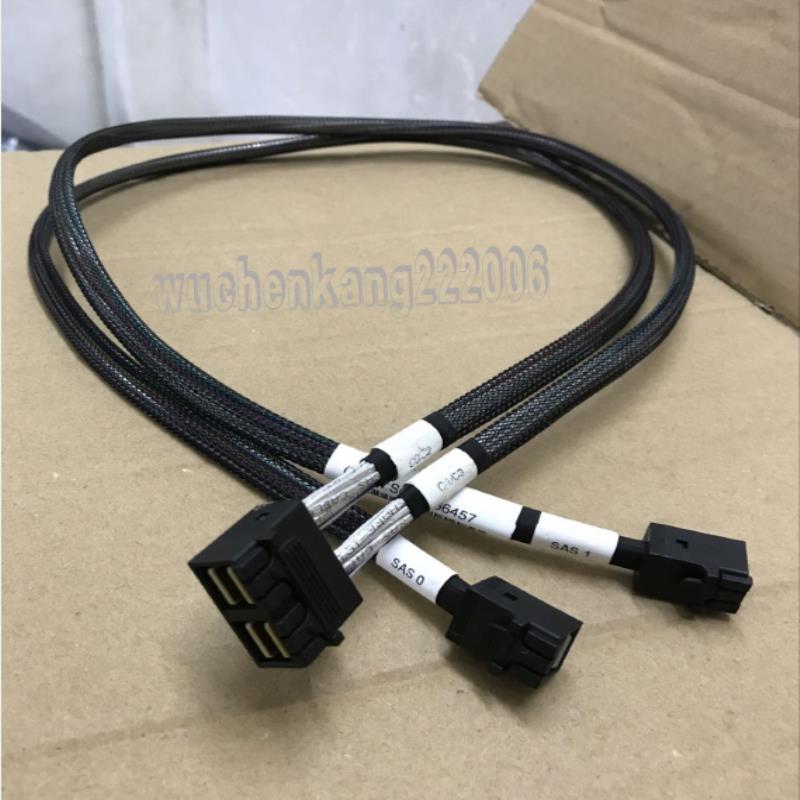 隆兴IBM联想MINISAS SR650 8x35 HDD背板SAS线 SFF-8643一转*