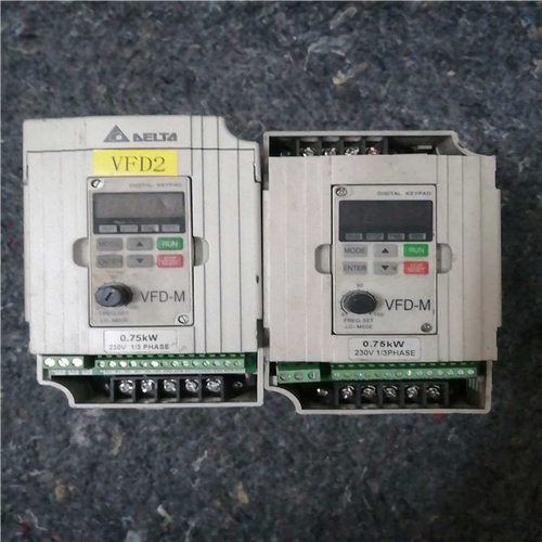 议~台达变频器0.75kw/230v，VFD007M21A拆