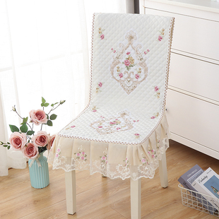 网红餐厅椅子套椅垫餐椅靠背套子连体椅套通用椅套加厚防滑椅垫