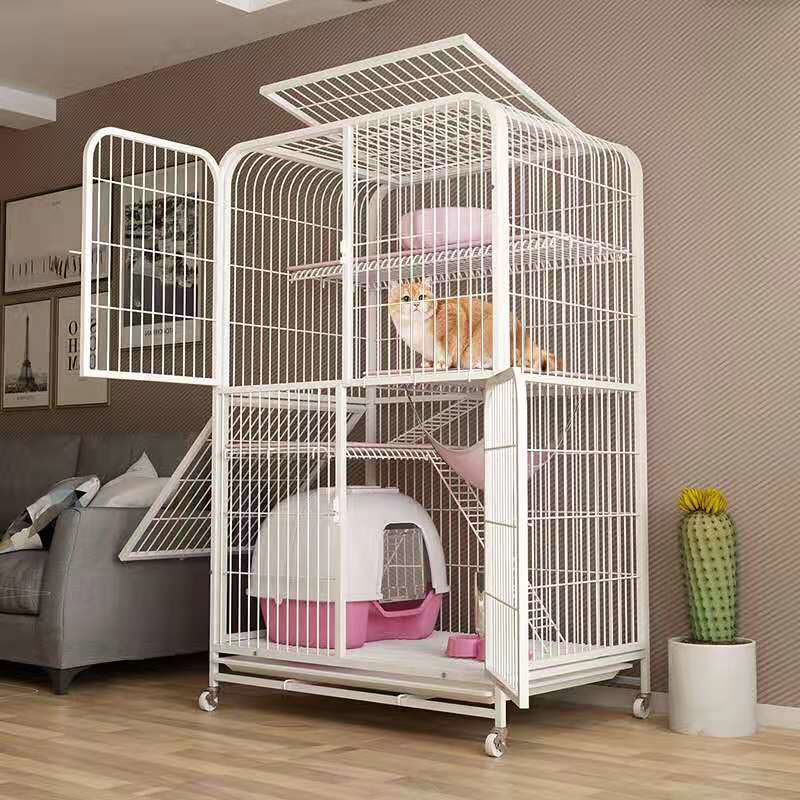 猫笼子猫别墅家用二三层猫窝大型猫舍带厕所猫咪宠物超大自由