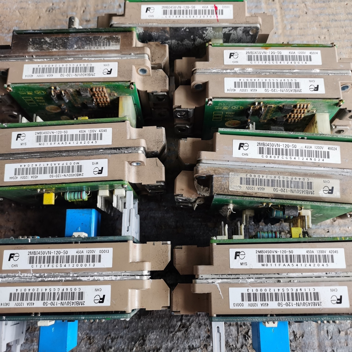 富士模块2MBI450VN-120-50一共13个~询价