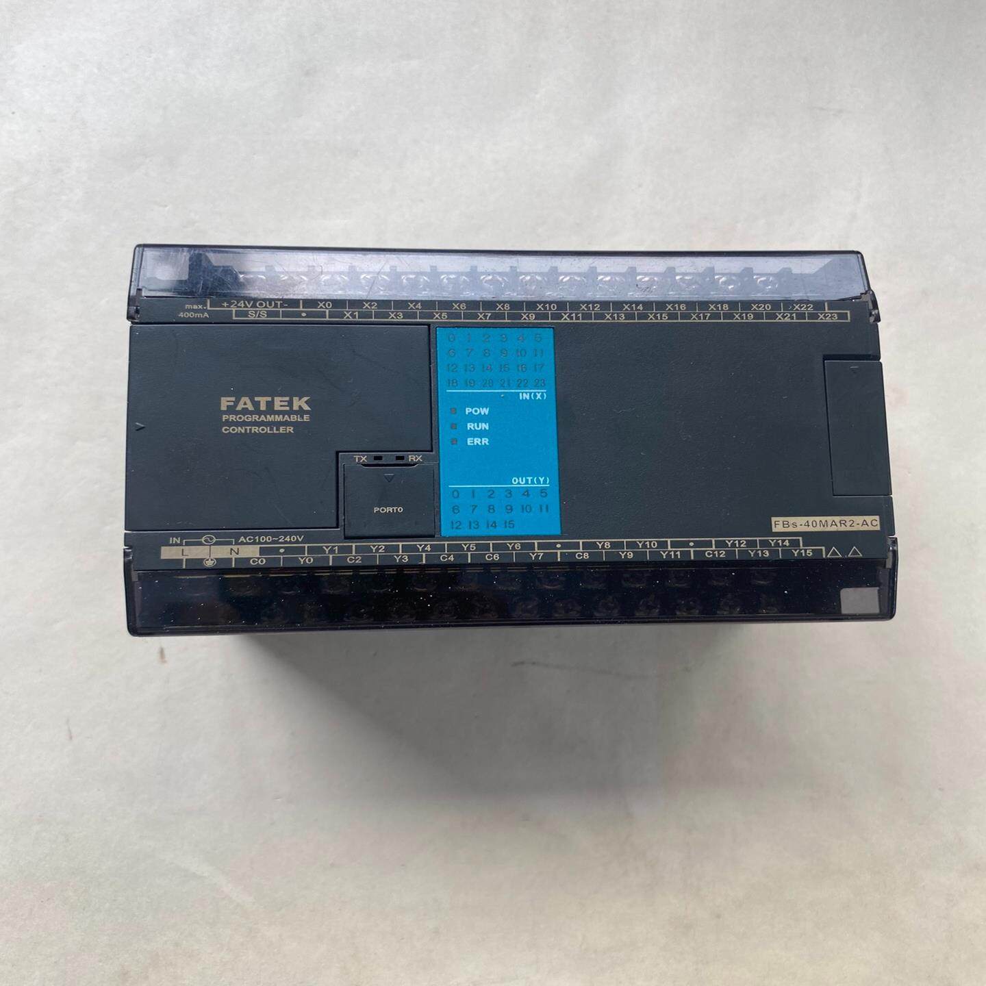 永宏PLC，型号FBS-40MAR2-AC，实物拍摄，成色如{议价}
