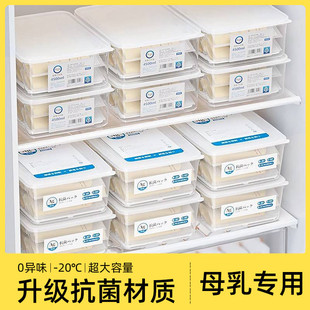 耐奔母乳冷藏盒冷冻收纳盒 抗菌透明多容量可选