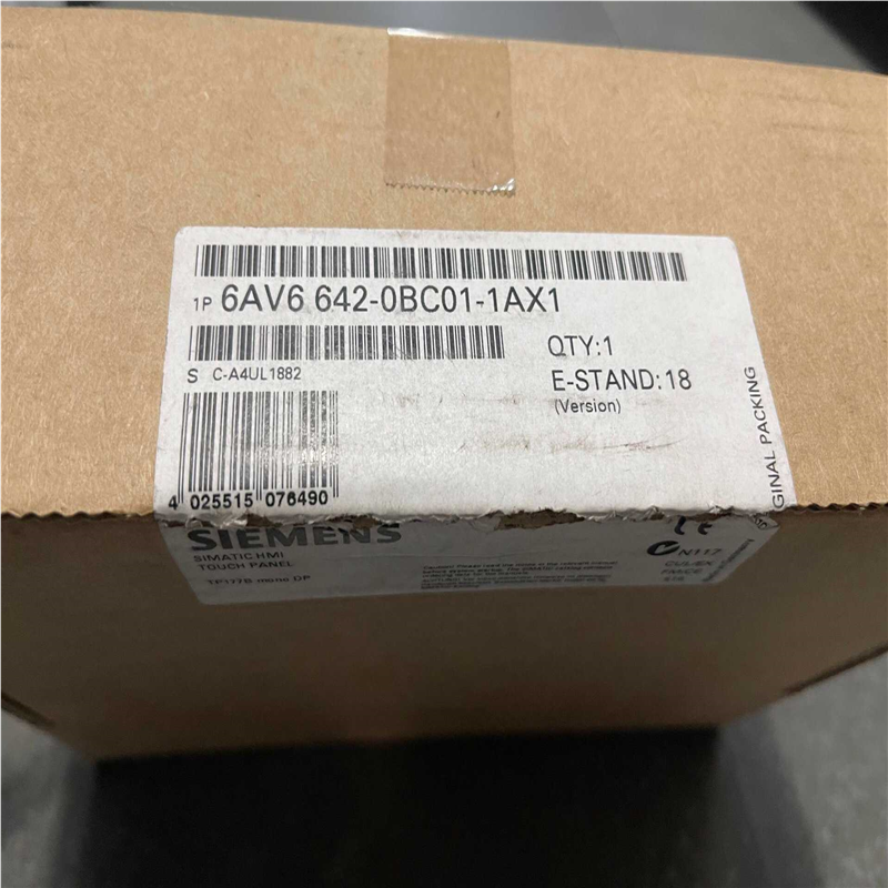 询价~6AV6642-0BC01-1AX1西门子触摸屏
