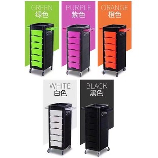 新款 美容院美发工具车发廊手推车理发店专用柜子染发多层 高档时尚