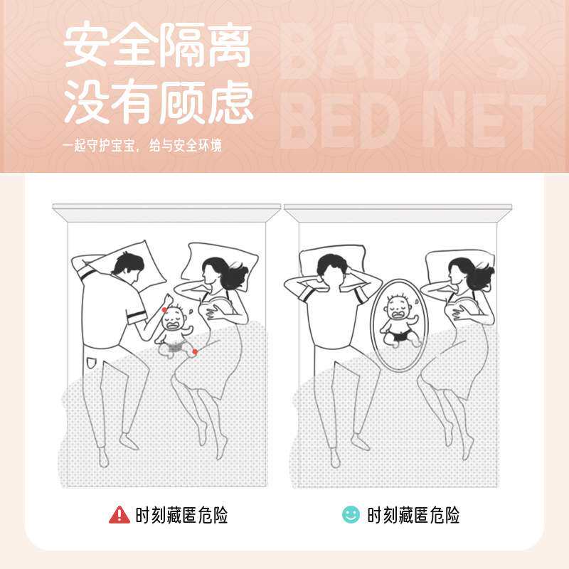 便携式床中床宝宝婴儿床可折叠新生儿睡床可移动bb床上床带蚊帐