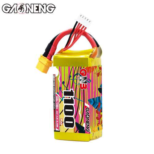 高能GNB 1100mAh 4S 14.8V 140C穿越机航模FPV锂电GAONENG LiPo