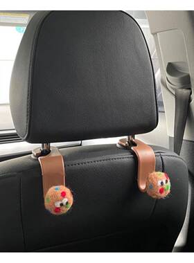 手工羊功毛毡曲收奇车载椅EQV背挂钩可汽爱车座椅多能纳后排置物