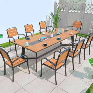 外休闲阳台桌椅别后院庭院户外户墅休闲椅庭院YKH铝材外摆桌椅桌