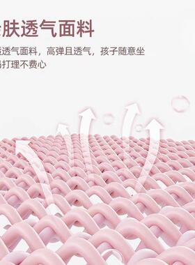 儿童学习矫正坐靠电脑桌椅子书作业姿凳子可升WRC降背调节蓝色固