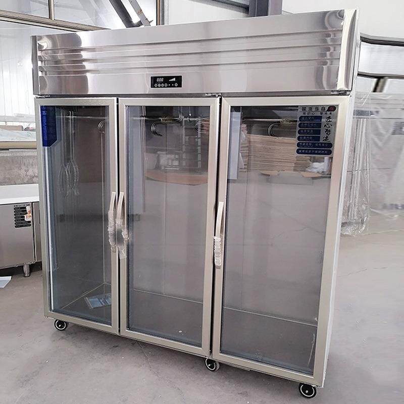 QSB挂肉柜酸商用冷冻冷藏保鲜冰式柜吊肉挂牛羊肉冰柜立展柜示排