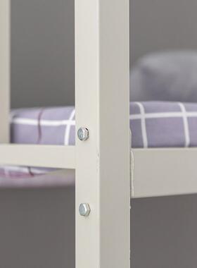 双层床宿钢架床OLZ员工下铺高低生舍公寓铁上艺床工地成人学双人