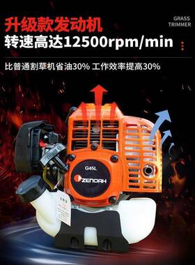 松打草机油背负式汽油割草二冲程割汽灌机小家机用除草FAC机园林