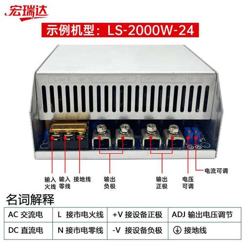 S-2000W15000W大功率开关电源220转4V48V11V32085641伏0直流可调