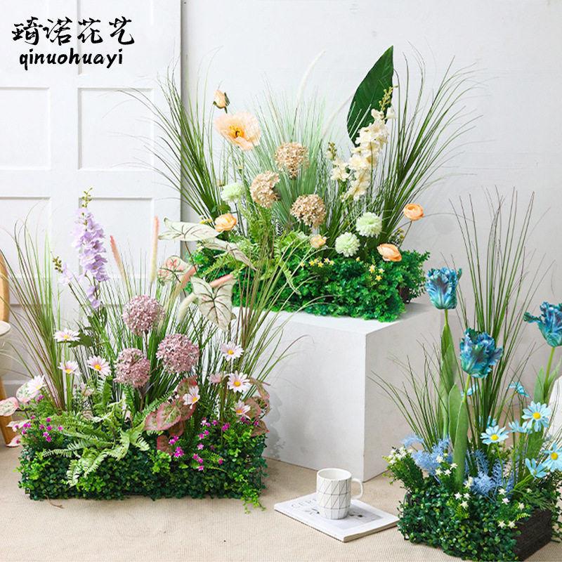 室内橱窗大型仿真绿植景观