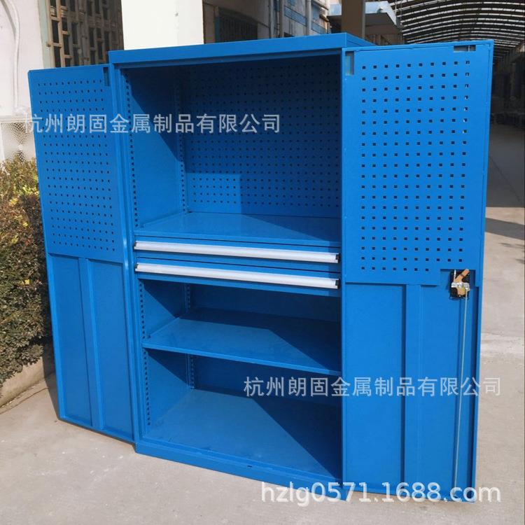 双开门重型厚工具LG-010-A零柜带抽屉储物柜加置件物柜钢制备品柜
