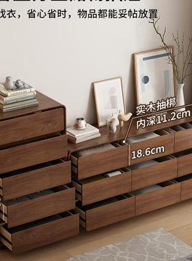 卧斗柜收纳柜主卧床尾九斗柜室实木58011框客厅五储物柜墙大容靠
