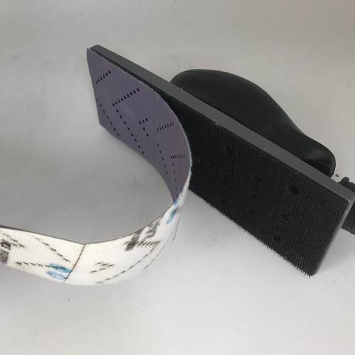 大美光速紫干磨砂纸70x198可撕色手推砂板手刨专用磨背绒无12300