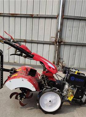 多功能式水旱两柴用打田旋耕机912型WEE四驱微耕机自走油耕地机