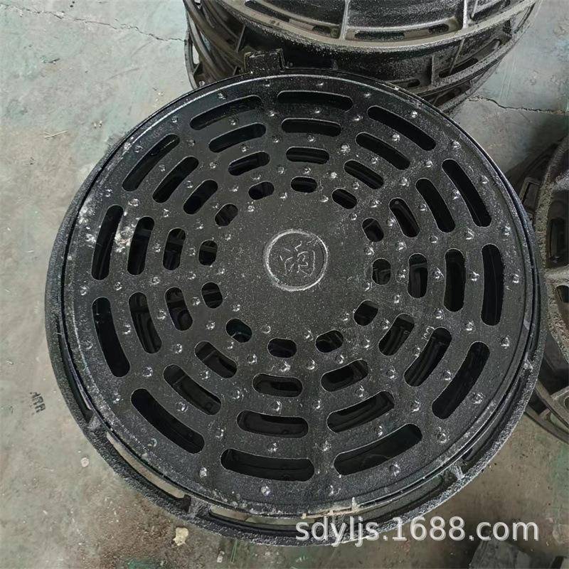 球墨铸圆700盖溢流井厂家渗透铸铁井方NGO形溢铁流井篦圆00漏水井