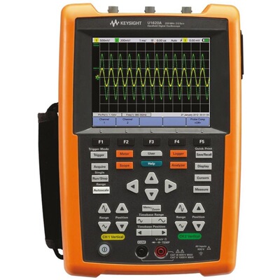 Keysight U1620A 200MHz Handheld Digital Oscilloscope with 10