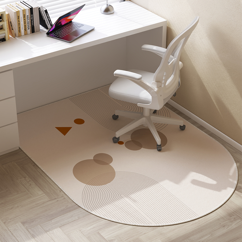 儿童房电脑椅子地毯男女孩卧室书房书桌转椅垫子阅读区学习椅地垫