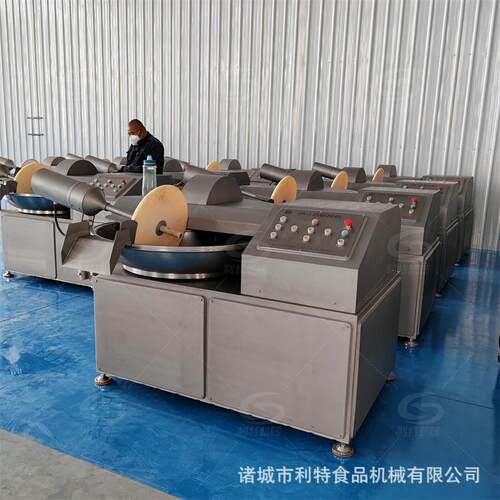 糜肉泥频高速斩拌鱼机不锈钢斩切变肉设备源头BWF工厂现货批斩发