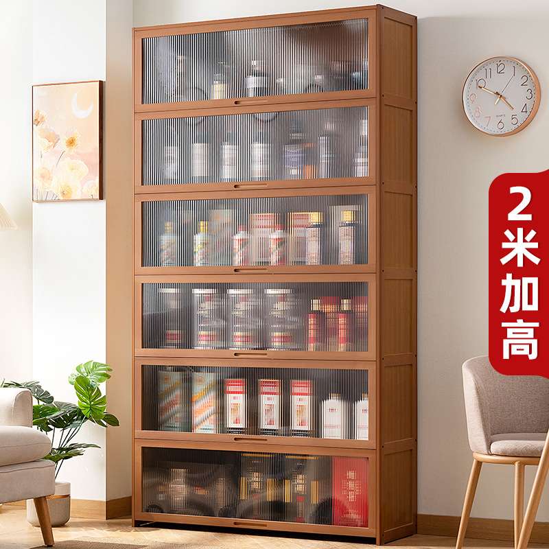 酒柜红酒架客厅酒柜摆件斜放多层家用红酒柜架子置物架简易酒架