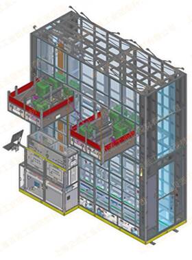 FOUP晶圆盒自动包装机卷对卷激光烘烤设备铝型材防护罩洁净室组装