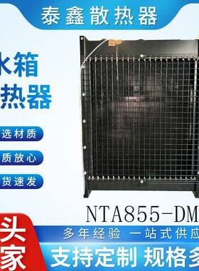 玉柴系列NTA855-DM发电机组散热器厂家制造支持加工水箱散热