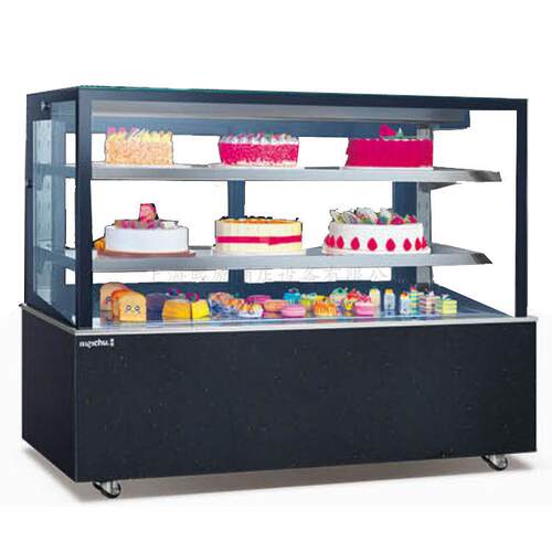 甜品店直角蛋糕柜 工程款展示柜GC-12 可选1.2米 1.5米 1.8米
