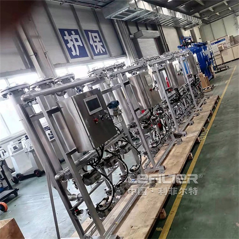 列管模块式自动反冲洗过滤器 石油化工造纸厂去除胶装物在线清洗