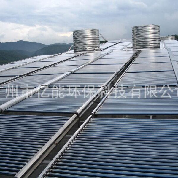 学校酒店小区304不锈钢太阳能真空管热水器热水工程 空气能热水
