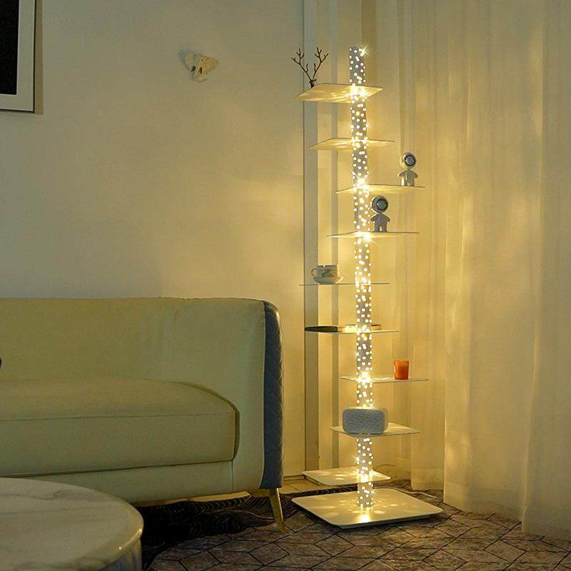 感星空落地灯氛围现代简约208客厅沙发旁书风房卧室轻奢置物铁艺