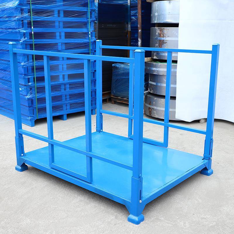 厂家732折叠料物料布周转堆垛架重型储存货仓储冷库蔬菜架巧固架