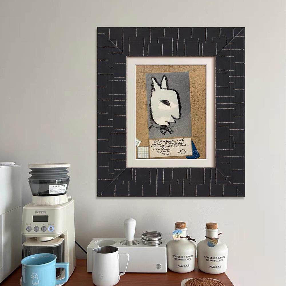 绅小羊庞贝古城复古花神装客软厅餐风边柜挂画中古走RSS廊书房士