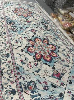 tpr2毯边美式tpr地卧床室波斯地毯