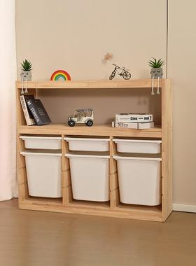 蒙氏童玩具收纳架31758儿大量书架物架储物容柜置宝宝玩具收纳柜