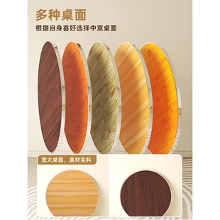 圆桌10人餐桌圆形洽谈新中式吃饭桌子家用桌面板带转盘圆桌面乡村