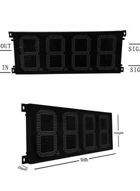 菲律宾绿色价价牌户外加油站DKJ1油0寸绿L色ED油屏工厂