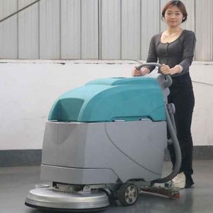 超手推式 地机商用物业车库地面市吸拖一体374机工厂洗车间工业拖