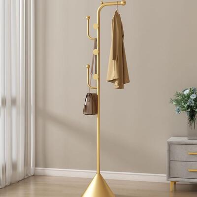 衣架衣帽架落地衣服挂衣纳客厅卧家用挂收包奶油儿HFY架童室房