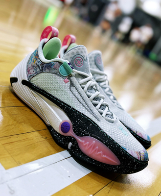 李宁韦德低帮全城14低帮运动训练缓震回弹专业比赛篮球鞋 ABAW001